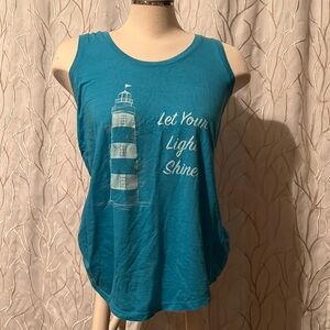 🛍️Teal blue tank top